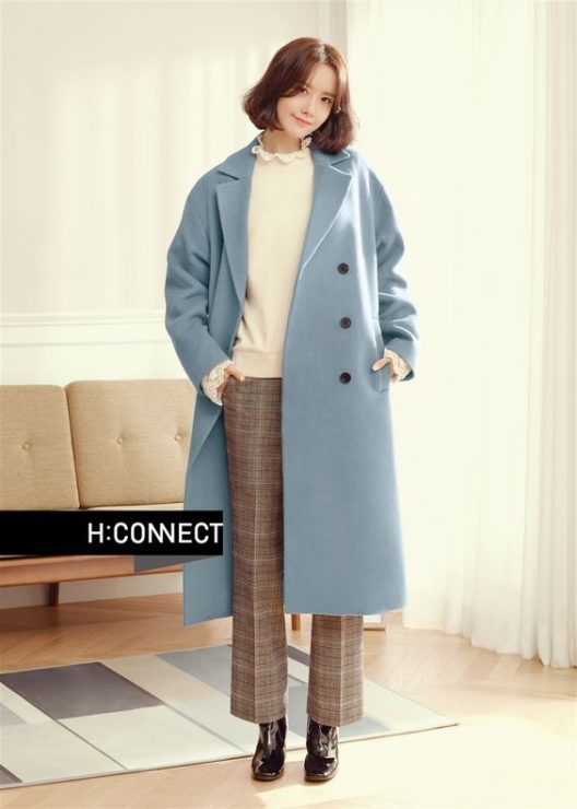 藍白穿搭　優雅 